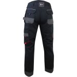 Pantalon de travail � genouill�res multi poches lma minerai - noir