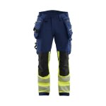 Pantalon de travail haute visibilit� stretch 4d - blaklader - 1125 - marine / jaune - homme - adulte