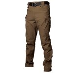 Pantalon de travail homme cargo battle extrieur en coton milti - poches - marron