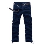 Pantalon de travail homme cargo grande taille en coton 6 poches casual pantalon de travail - bleu marine ... Pantalon de travail homme cargo grande taille en coton 6 poches casual pantalon de travail - bleu marine ...