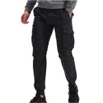 Pantalon de travail homme style cargo multi poches taille Élastique cheville Élastique - noir Pantalon de travail homme style cargo multi poches taille Élastique cheville Élastique - noir