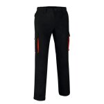 Pantalon de travail homme - thunder - noir et orange