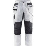 Pantalon de travail peintre blaklader + stretch poches flottantes - blanc / gris - 38