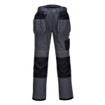 Pantalon de travail portwest holster urban work - gris / noir - homme