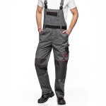 Pantalon de travail salopette lennox avacore gris - noir taille 50 (90 - 94)