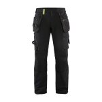 Pantalon de travail stretch 4d blaklader - homme - noir - marque blaklader - confort et libert� de mouvement ...