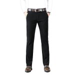 Pantalon velours côtelé homme coupe droite couleur unie pantalon epais stretch pour automne hiver - noir ... Pantalon velours côtelé homme coupe droite couleur unie pantalon epais stretch pour automne hiver - noir ...