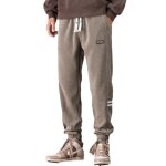 Pantalon en velours ctel homme taille cheville lastiquee mode sport jogging - kaki fonce