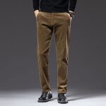 Pantalon en velours côtelé stretch casual coupe droite slim - insfity - cafe - marron - adulte - homme ... Pantalon en velours côtelé stretch casual coupe droite slim - insfity - cafe - marron - adulte - homme ...