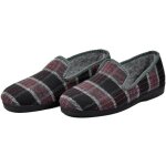 Pantoufles charentaise homme ozabi - mod�le 2250 carreaux jacquard - gris