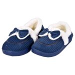 Pantoufles cocooning pour femme - ozabi - 2082 marine - confort premium