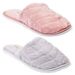 Pantoufles femme infinitif - pack de 2 paires 5034