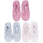 Pantoufles femme infinitif - velours noeud pack de 3 paires