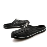 Pantoufles homme en cuir vritable - marque cusselen - confort optimal - noir - taille 45