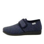 Pantoufle homme ? emanuela ? textile bleu -  scratch