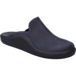 Pantoufles - westland - monaco 202 g - cuir nubuck - semelle pu direct - bleu Pantoufles - westland - monaco 202 g - cuir nubuck - semelle pu direct - bleu