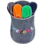 Pantoufle - out of the blue - gante range - chaussons welcome - feutre - pointure et coloris assorties ...