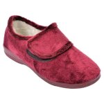 Pantoufle - ozabi - md9978 - sudine - confort optimal - couleur bordeaux