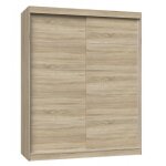 Paolo - armoire � 2 portes coulissantes - penderie l 160 cm - dressing de chambre 2 portes
