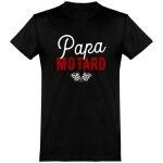 Papa motard t - shirt humour cadeau imprimé en france famille homme Papa motard t - shirt humour cadeau imprimé en france famille homme