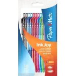 Paper mate inkjoy 300 lot de 10 stylos bille r�tractables taille moyenne couleurs assorties