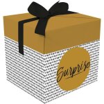 Papeterie du poitou boite cadeau popup surprise 20x20x20cm