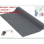 Papier adh�sif gris fonc� anthracite gris fonc� 45cm x 2m film autocollant pour meuble et cuisine film ...