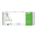 Papier hygi�nique 3 plis pure ouate blanc - biotech 250 feuilles ecolabel - colis de 56 rouleaux -