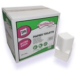 Papier hyginique ouatinelle pli 250 feuillets pure ouate 11x17 (carton de 36 paquets)