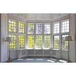 Papier peint art - conservatoire - (215532) - 8l�s - 400x260cm - r�atisme mural g�ant xxl - fen�tre casement ...