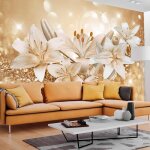 Papier peint fleurs royal entourage 400x280 cm - papier peint panoramique - intiss�