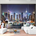 Papier peint intissé 352x250 cm (88 m2) runa art 9026011b tapisserie new york city - 8 bandes faciles ... Papier peint intissé 352x250 cm (88 m2) runa art 9026011b tapisserie new york city - 8 bandes faciles ...