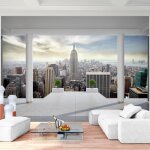 Papier peint intissé 352x250 cm (88 m2) runa art 9204011a tapisserie new york city - 8 bandes faciles ... Papier peint intissé 352x250 cm (88 m2) runa art 9204011a tapisserie new york city - 8 bandes faciles ...