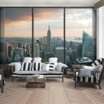 Papier peint intissé panoramique fenêtre new york 254x184 cm tapisserie chambre salon photo non tissé ... Papier peint intissé panoramique fenêtre new york 254x184 cm tapisserie chambre salon photo non tissé ...