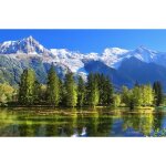 Papier peint photo murale mur intiss� (5840) lac paysage - 400x260cm - tapisserie fond d?�cran affiche ...