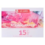 Papier pour peinture � l?acrylique talens art creation - a4 - 15 feuilles - 290 g / m�