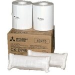 Papier photo mitsubishi electric ck - d746 - 800 tirages pour imprimante cp - d707dw et cp - d70dw