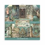 Papier scrapbooking - stamperia - magic forest - 10 feuilles - 30. 5x30. 5 cm - mixte