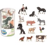 Papo - tube de 12 mini plus figurines ferme - mixte - � partir de 3 ans