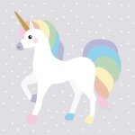 Papstar serviettes  motifs licorne 330 x 330 mm