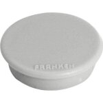 Aimants ronds - franken - 13 mm - paquet de 10 - force adh�sive 100 g - couleur gris
