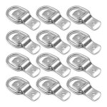 Paquet de 12 d - ring tie downs1 - 4 pouces d - anneaux dancrage arrimage anneau pour les charges sur ...