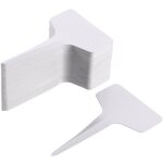 Paquet de 200 6 x 10 cm etiquettes des plantes t - type etiquettes de jardin en plastique etiquettes ...