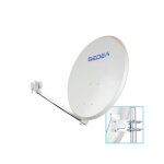 Parabole satellite - quick - 80 cm - acier électrozingué - 1 sortie - usage extérieur Parabole satellite - quick - 80 cm - acier électrozingué - 1 sortie - usage extérieur