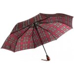 Parapluie automatique rouge bordeaux et vert fantaisie