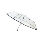Parapluie pliable transparent