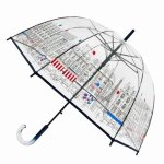 Parapluie transparent long et automatique paris