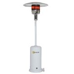 Parasol chauffant  gaz blanc 13 kw - sovelor - brasilia mb
