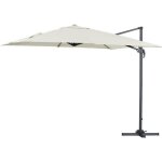 Parasol d�port� sun 3 - 3 x 3 m - ecru