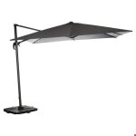 Parasol d�port� cayo 3x3 ardoise - hesp�ride